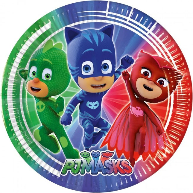 Pj Masks Platos 23cm 8pcs