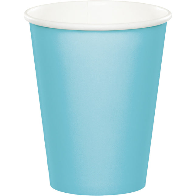 Vasos azul claro 256ml 8ud