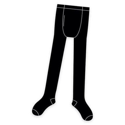 Pantys de algodón para hombre con bragueta Negro