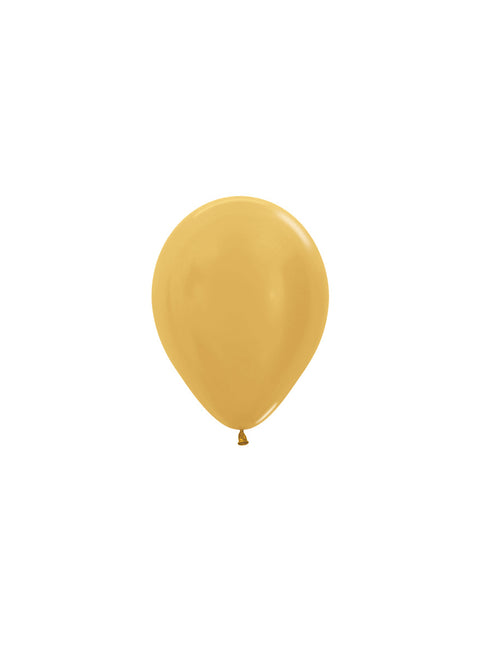 Globos Oro Metálico 12cm 50pcs