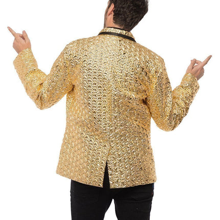 Blazer dorado Hombre