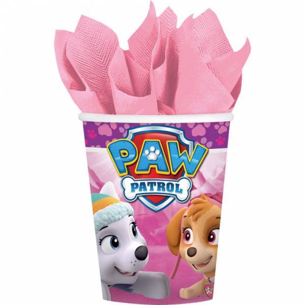 Tazas Paw Patrol Rosa 266ml 8pcs