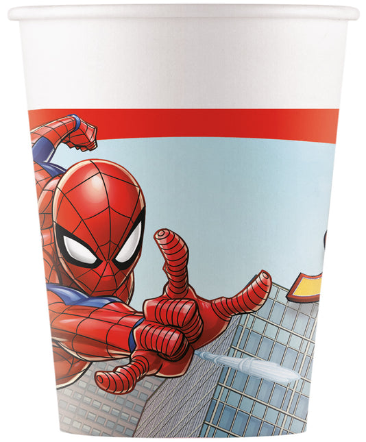 Tazas Spiderman 8uds