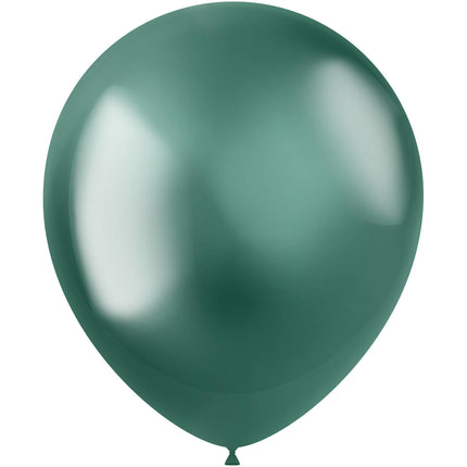 Globos Verdes Cromados 33cm 10pcs