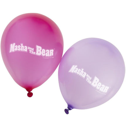 Masha Y El Oso Globos de látex 30,5cm 12pcs