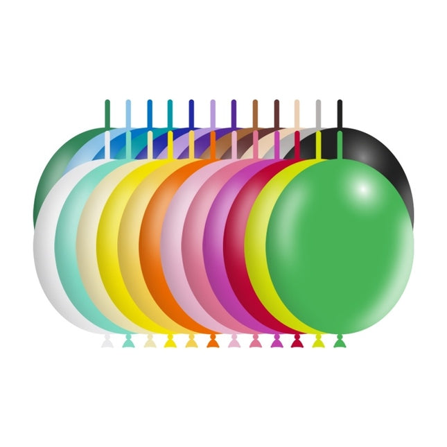 Globos de Botones de Colores 30cm 50pcs