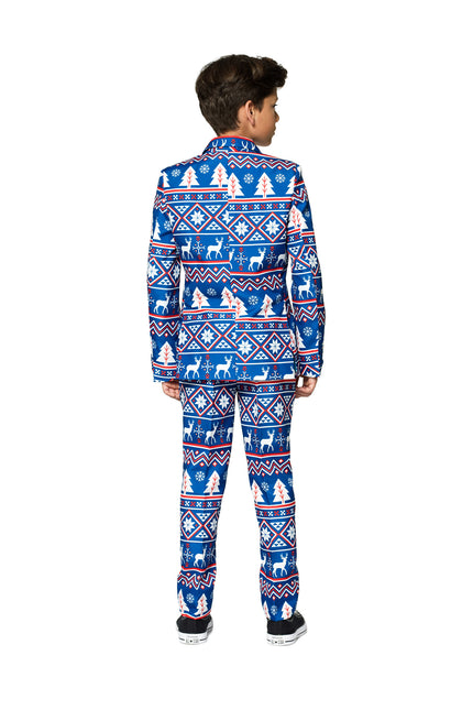 Traje azul Niño de Navidad