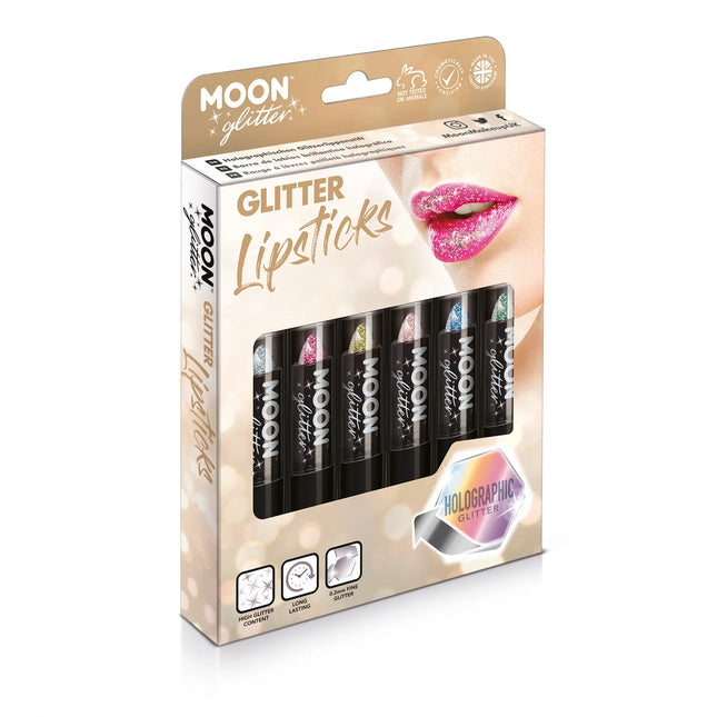 3. Barra de labios con purpurina holográfica Moon Glitter Gold 4. Barra de labios con purpurina holográfica Moon Glitter Gold2g