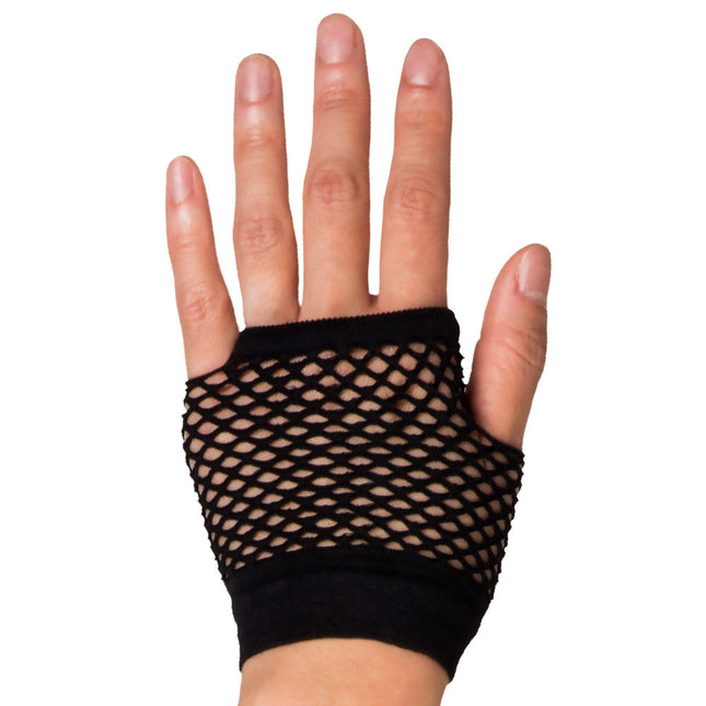 Guantes de Red Negros Cortos