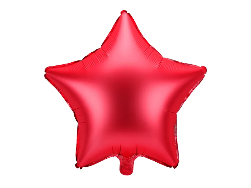 Globo de Helio Estrella Rojo Vacío 48cm