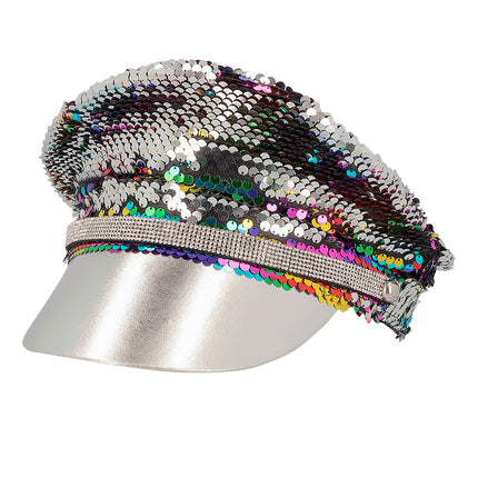 Gorra Reversible Arco Iris Plata