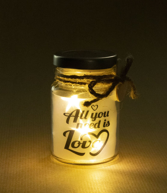 Luz de ambiente All You Need Is Love 14cm