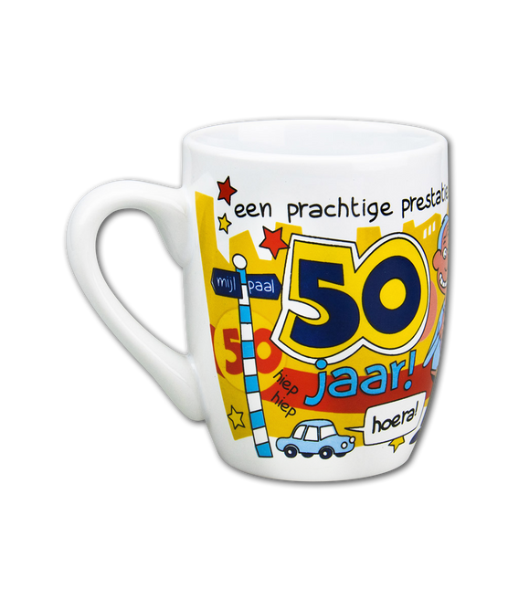 Taza 50 Años Hombre 12cm