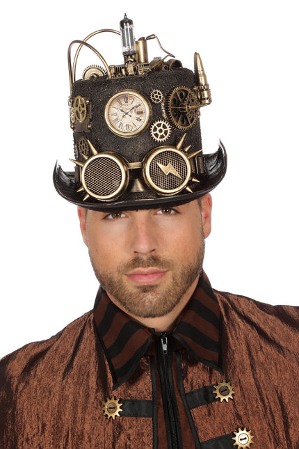 Sombrero Steampunk Con Luz