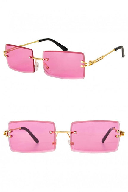 Gafas Rectángulo Rosa