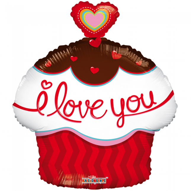 Globo de Helio Cupcakei Love You 45cm vacio