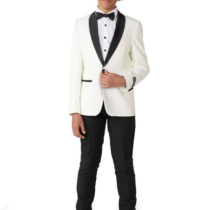 Niño esmoquin blanco Adolescente OppoSuits