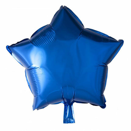 Globo de Helio Estrella Azul 46cm Vacío