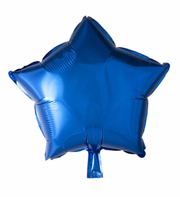 Globo de Helio Estrella Azul 46cm Vacío