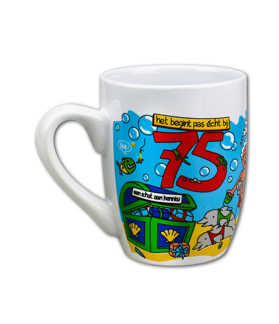 Taza 75 Años 12cm