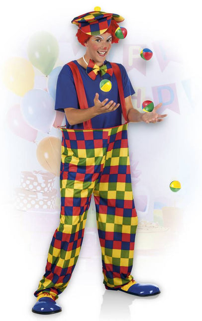 Traje de payaso de color M/L