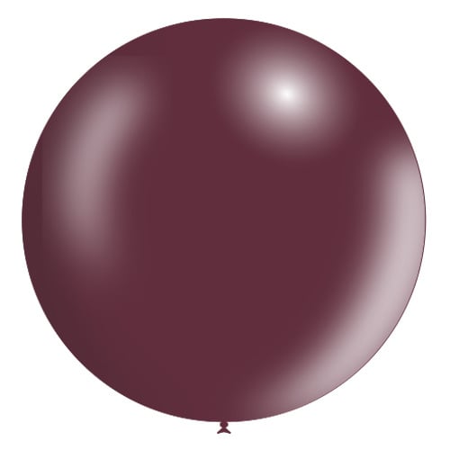 Globo Gigante Rojo Burdeos XL Metalizado 91cm