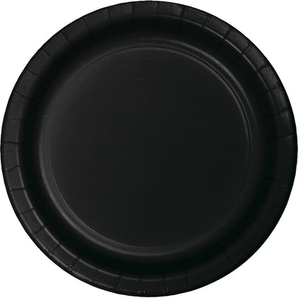 Platos Negros 23cm 24uds