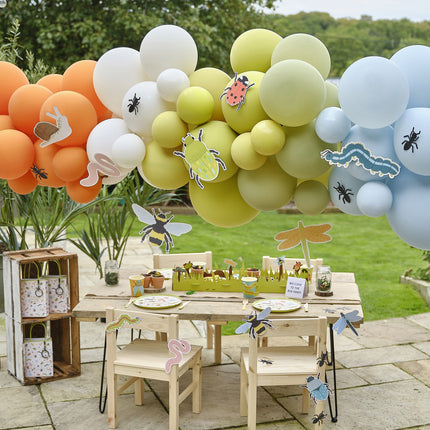 Arco con Globos de Animales del Bosque