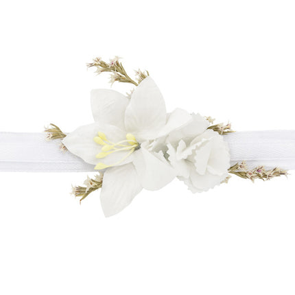 Pulsera Flor Blanca