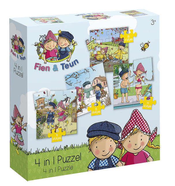 Puzzle 4 en 1 Fien & Teun