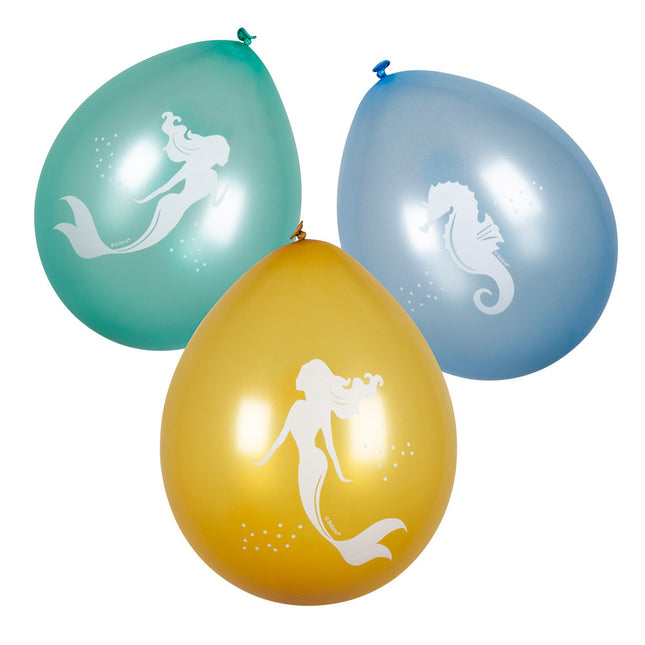 Globos Sirena 25cm 6pcs