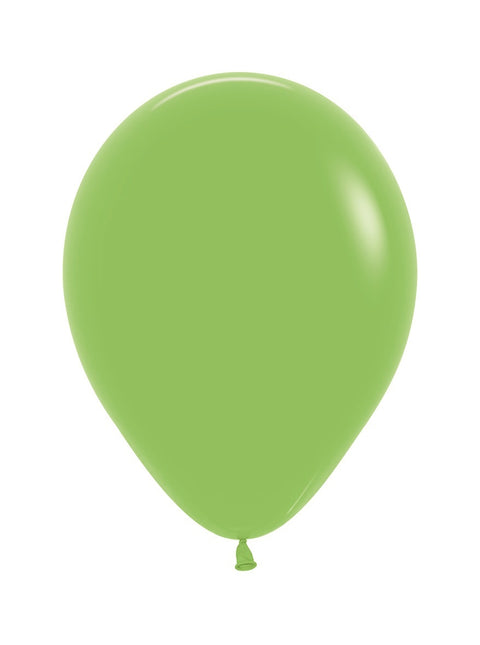 Globos Verde Lima 25cm 100pcs