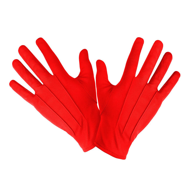 Guantes rojos