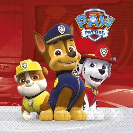 Servilletas Paw Patrol 33cm 20pcs