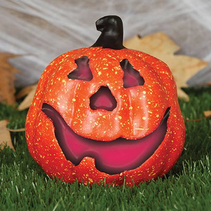 Calabaza de Halloween Deluxe con Luz 15cm