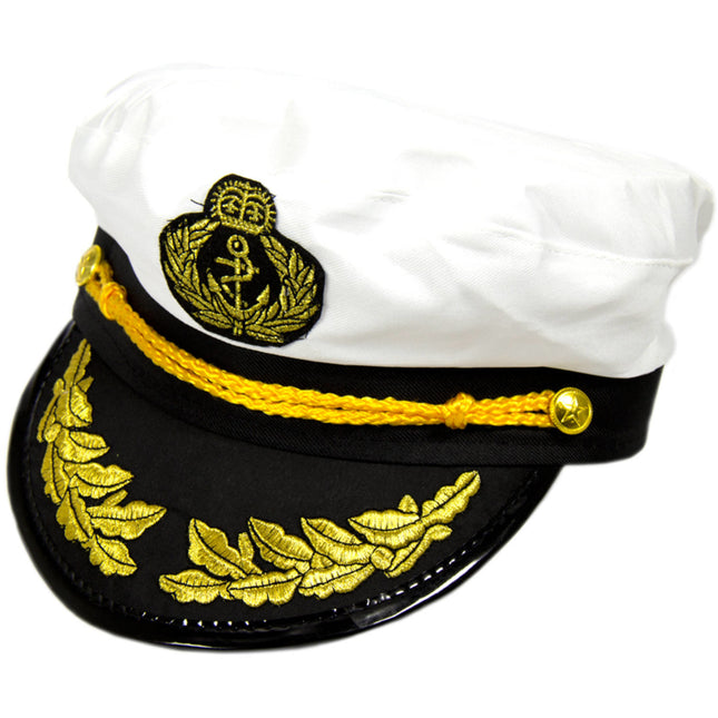 Gorra de capitán Blanca