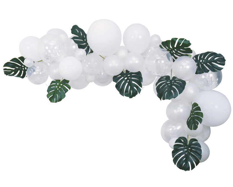 Arco de Globo Casero Set Blanco 4m