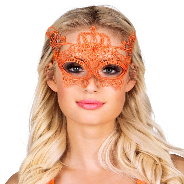 Máscara ocular Lace Naranja