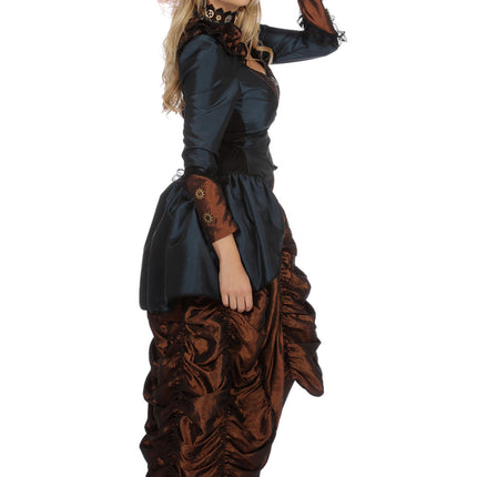 Vestido Steampunk Azul