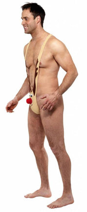 Mankini de Navidad Rudolf