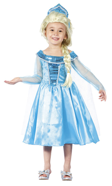 Vestido Princesa Infantil Elsa 3/4 años