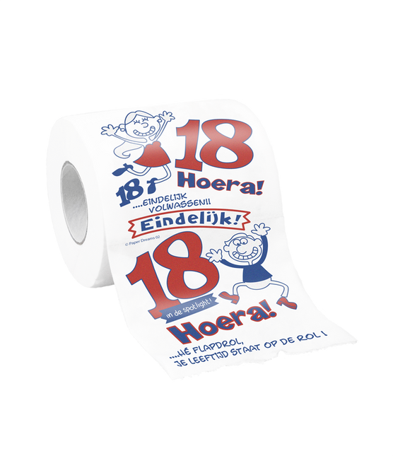 Papel higiénico 18 años