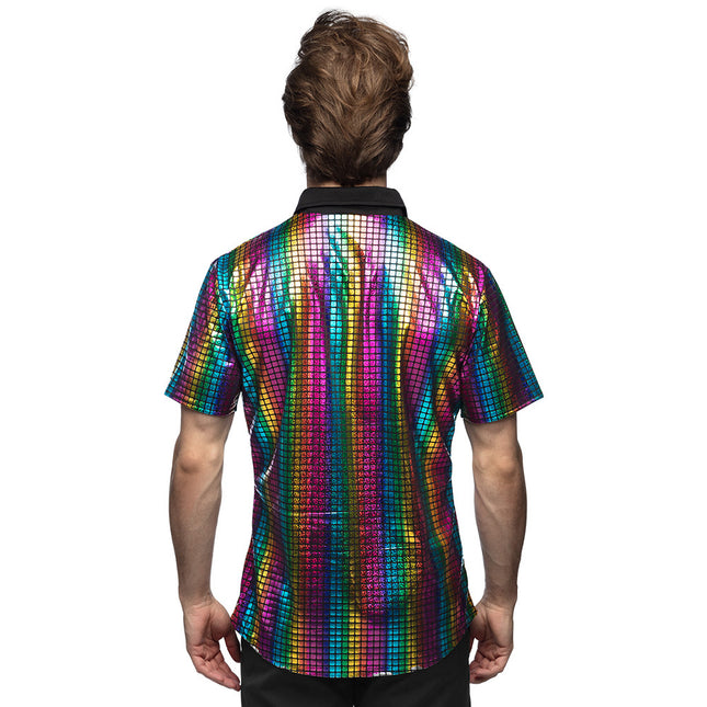 Camisa Disco Color Metálico