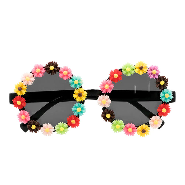 Gafas Negras Flores