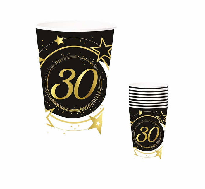 Tazas 30 Años 240ml 6pcs