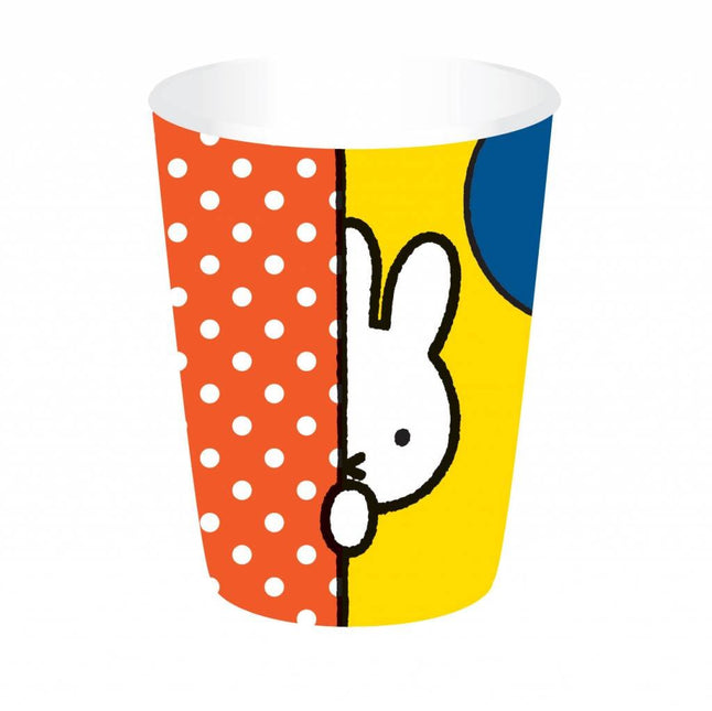 Miffy Vasos Cartón 250ml 8pcs