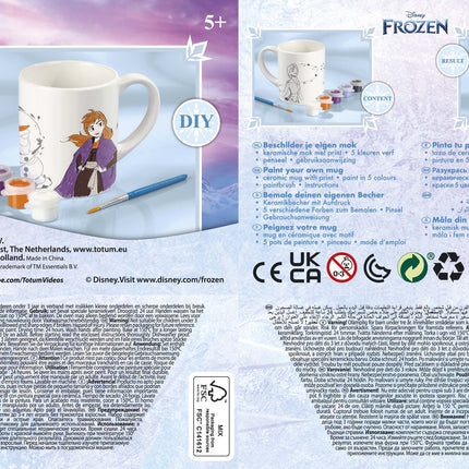 Set para hacer tazas de Frozen