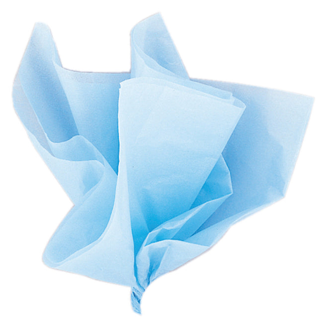 Papel secante azul claro 31cm 10uds.