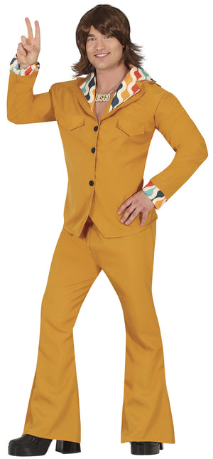 Traje Disco Naranja Hombre