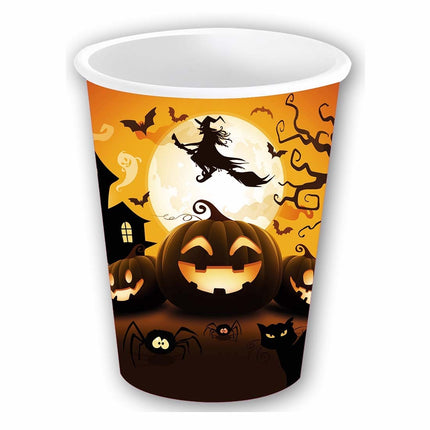 Vasos de Halloween Calabaza 355ml 6uds.